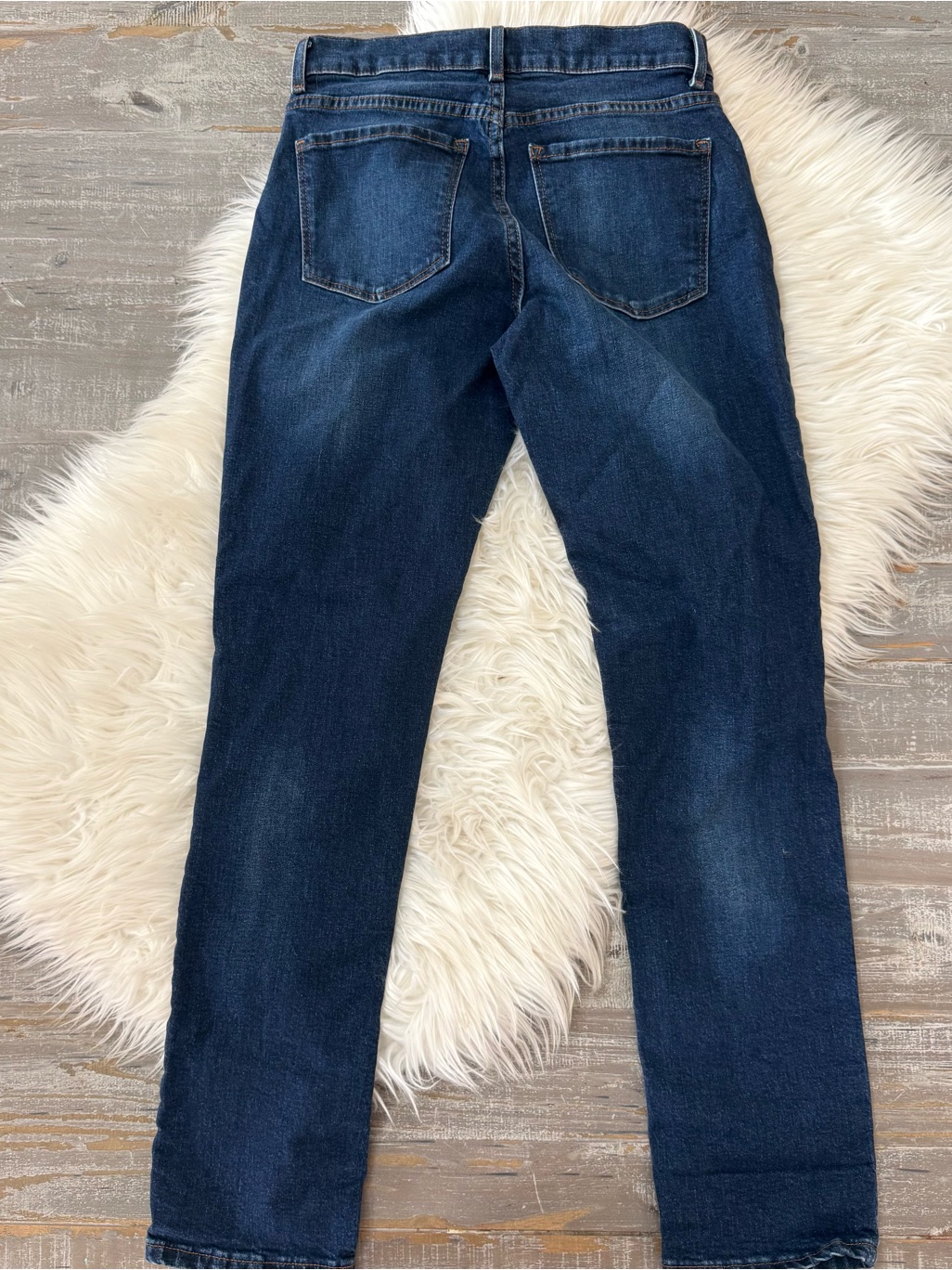 Mott & Bow Ridge Mid Rise Slim Straight Jeans Dark Wash 26x30 — image 6 of 7